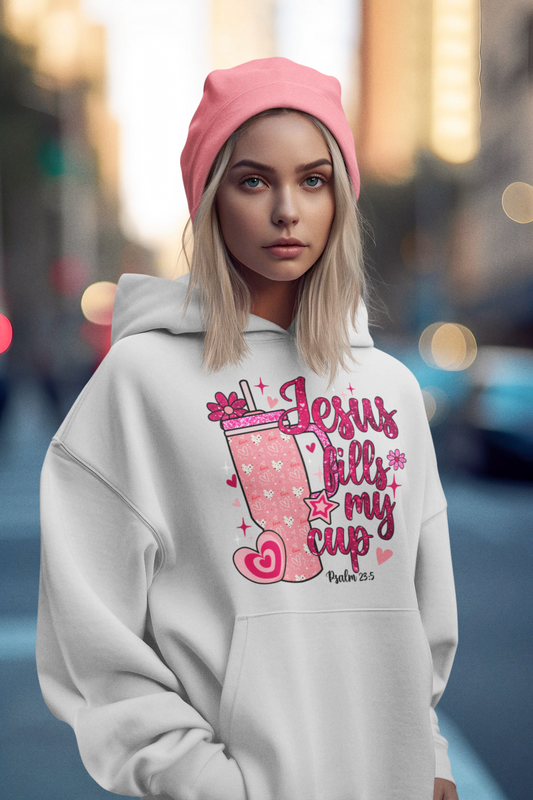 Jesus Fills My Cup Pullover Hoodie