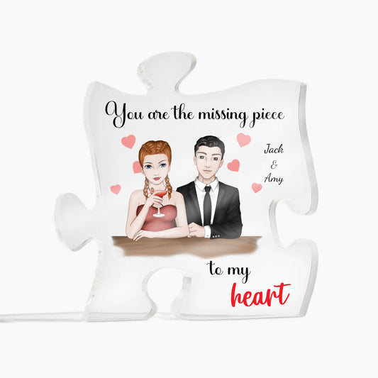 You Are The Missing Piece to my Heart Acrylic Puzzle