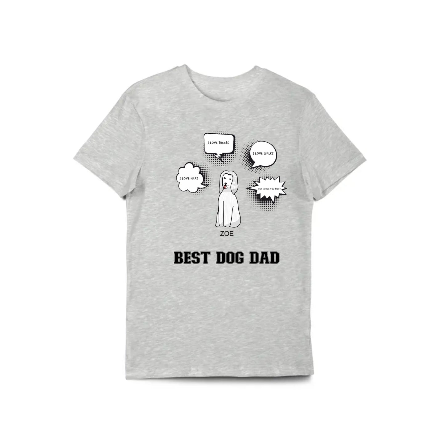 BEST DOG DAD CUSTOM T-SHIRT G500 5.3 oz. T-Shirt