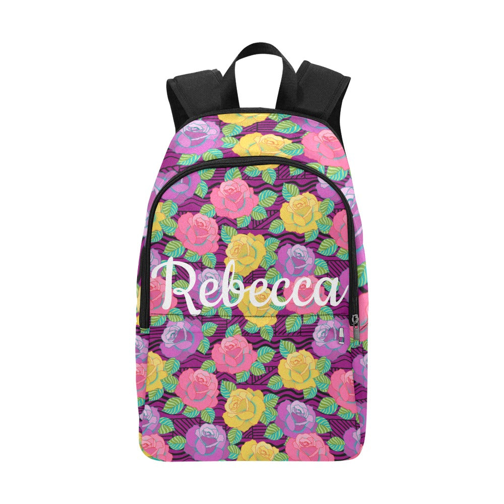 Roses backpack Fabric Backpack
