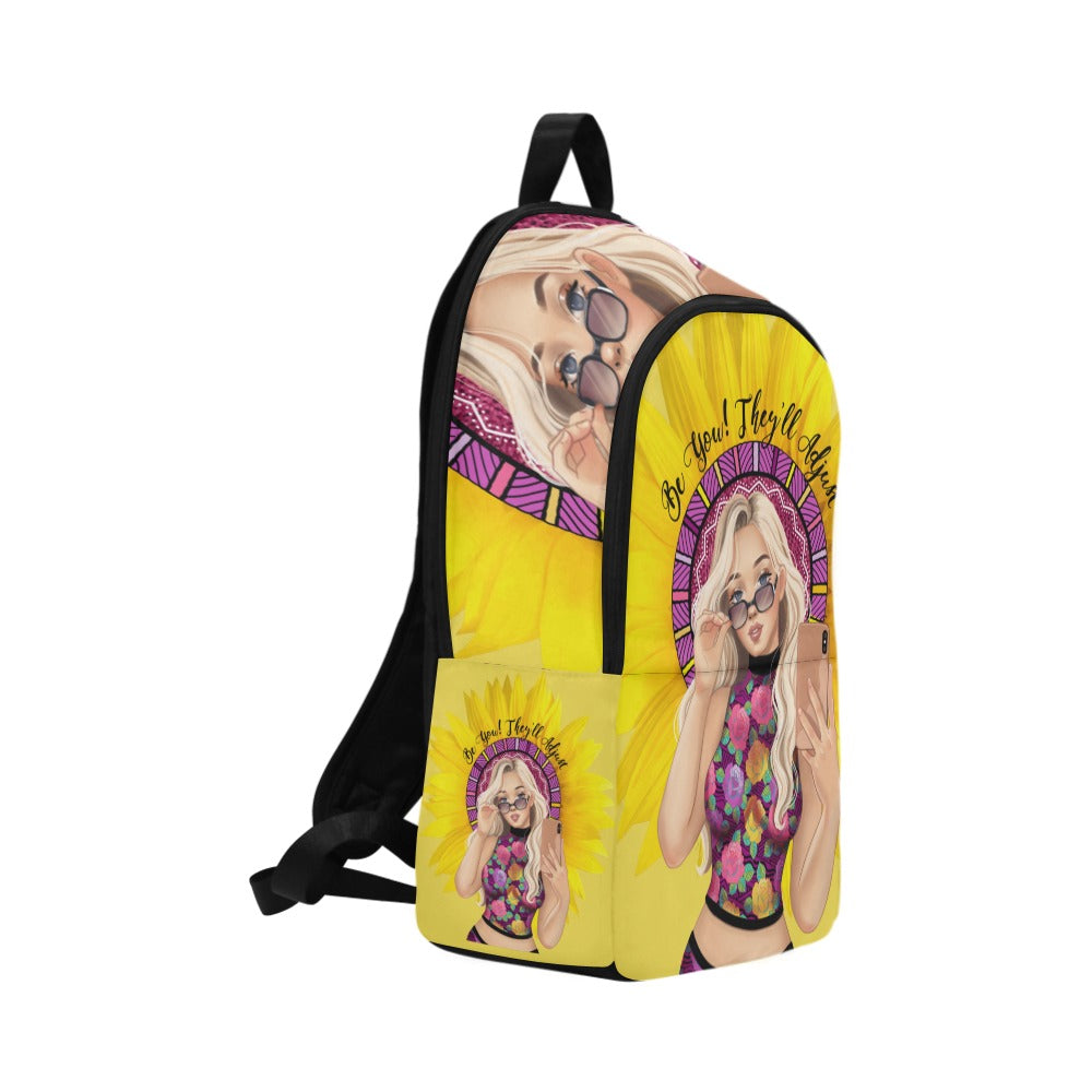 Be You- They'll Adjust backpack Fabric Backpack for Adult