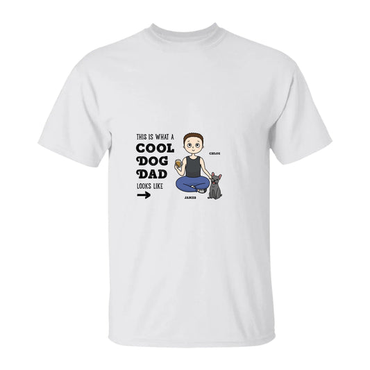 I'm A Cool Dog Dad Personalized 5.3 oz. T-Shirt