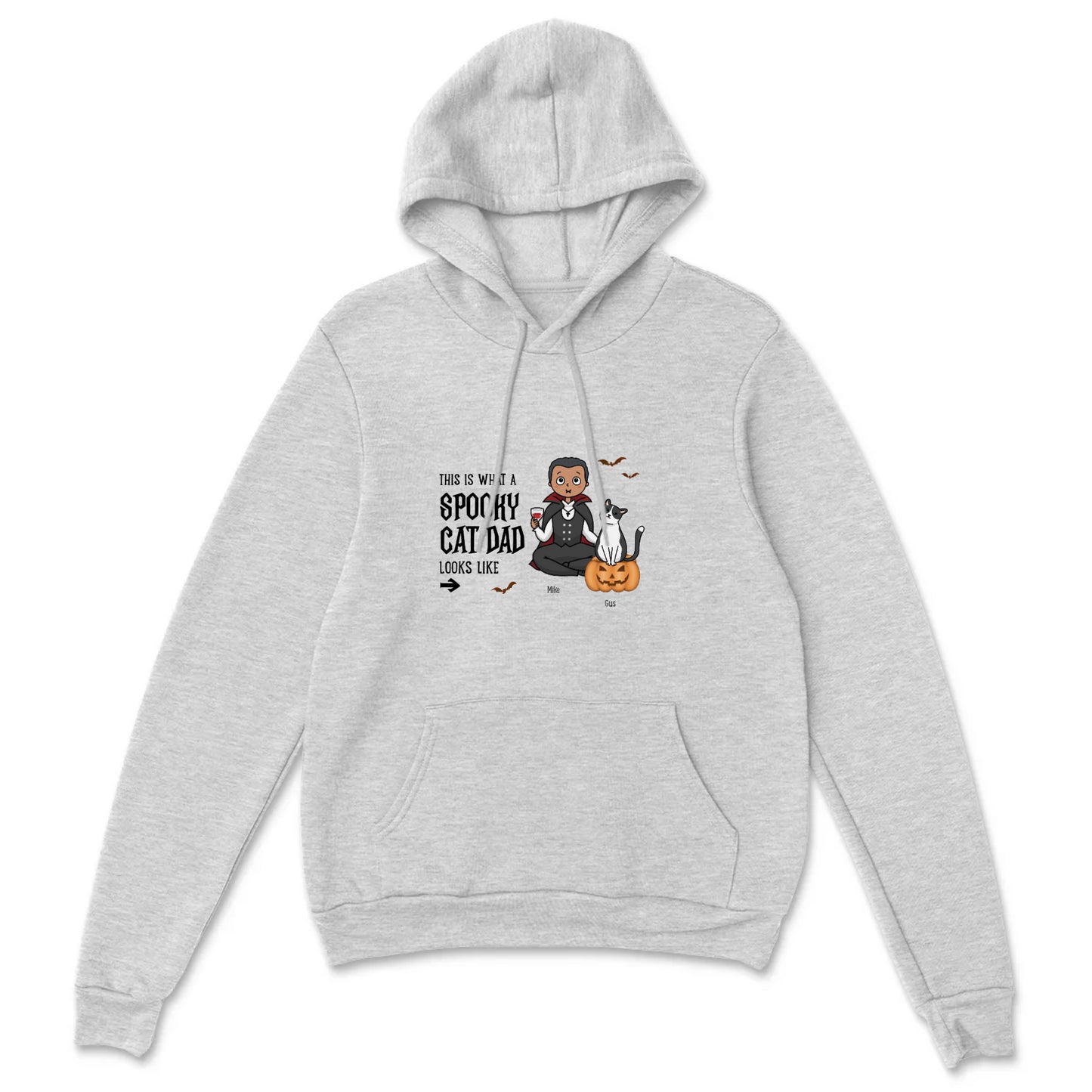 This is What a Spooky Cat Dad Looks Like Pullover Hoodie