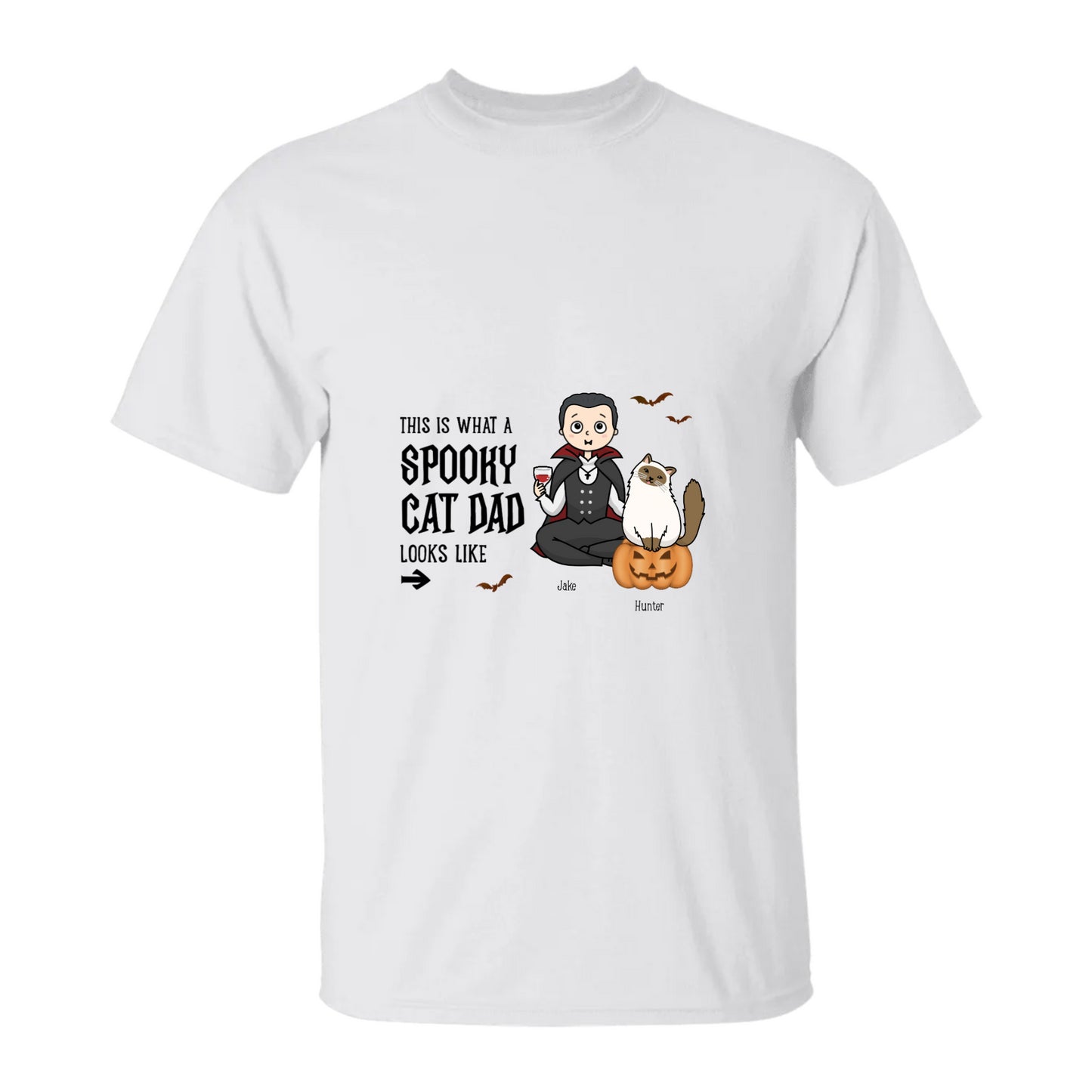 This is What A Spooky Cat Dad Looks Like T-Shirt