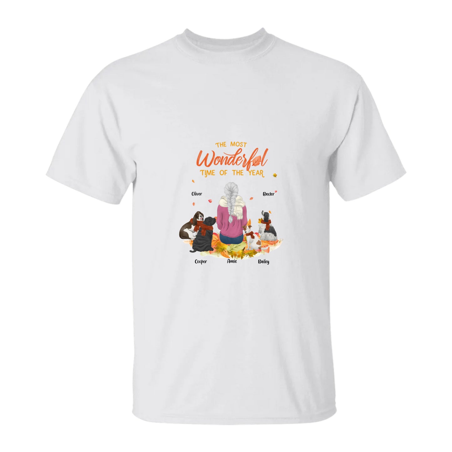 Its The Most Wonderful Time of the Year Dogs Personalized T-Shirt