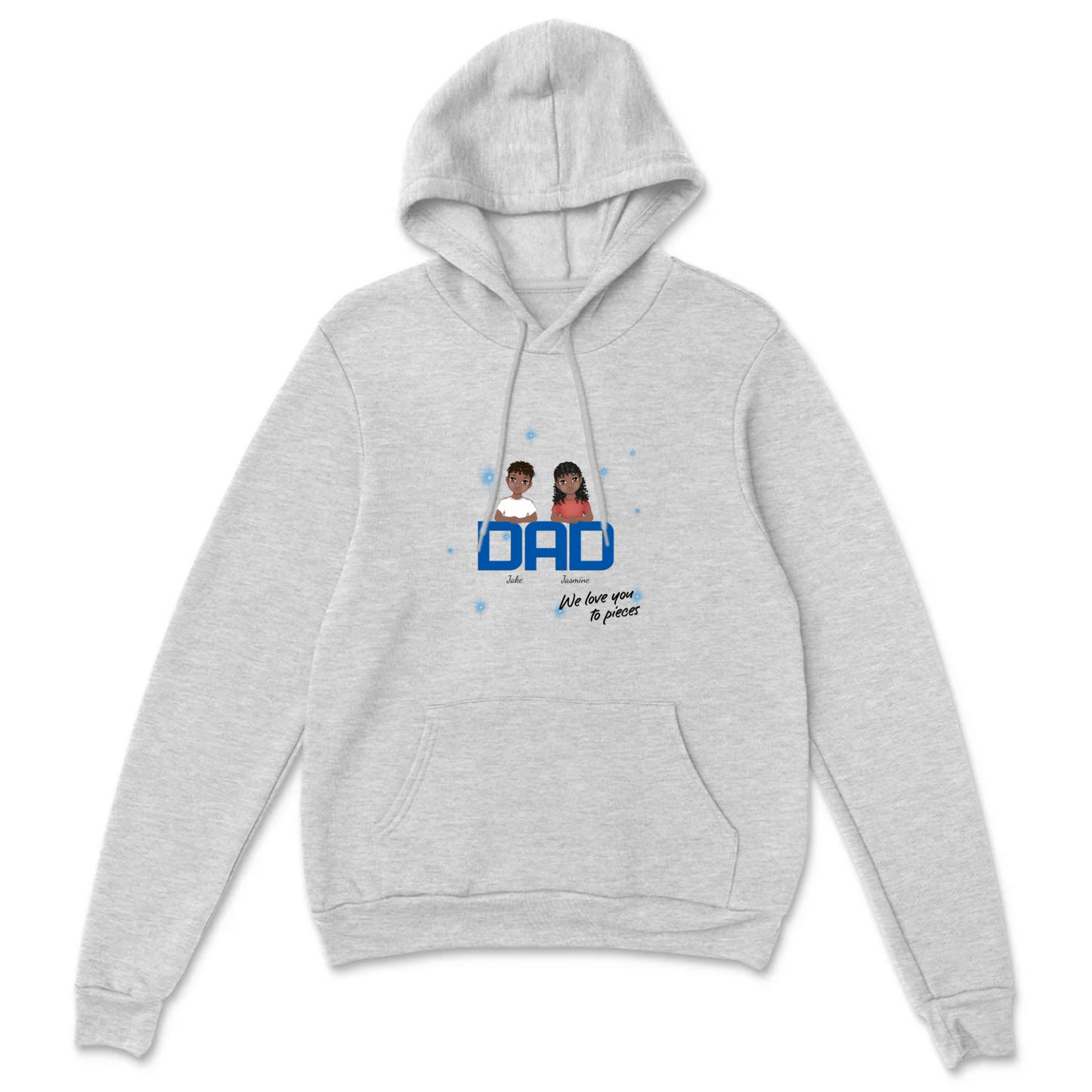 DAD Custom and Personalized Pullover Hoodie