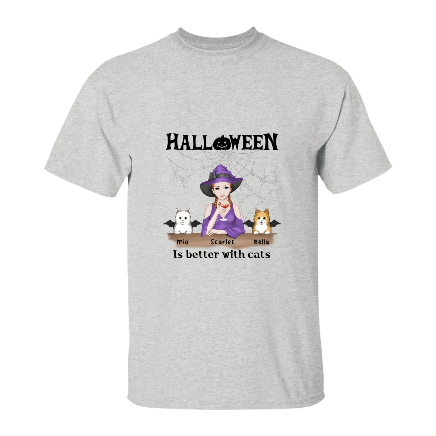 Halloween is Better With Cats T-Shirt