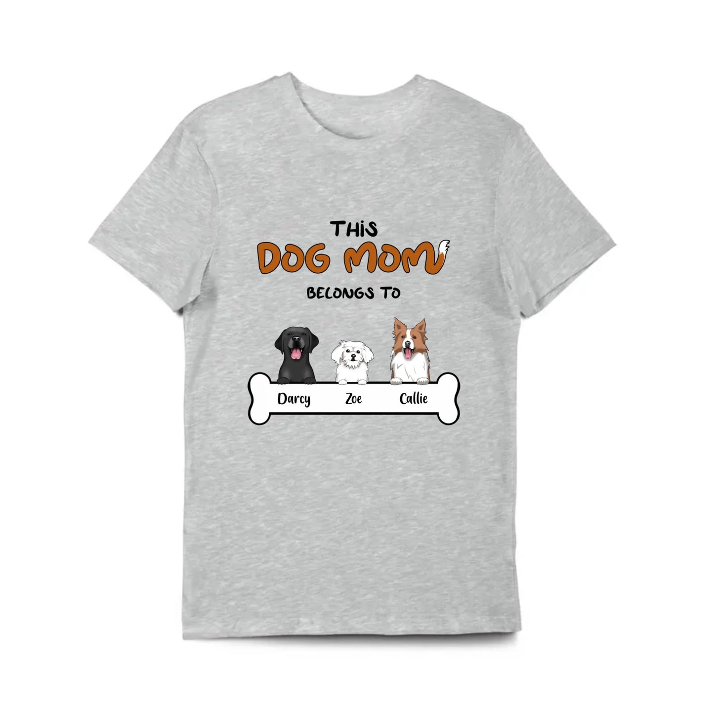 Personalized Dog Mom Shirt - G500 5.3 oz. T-Shirt