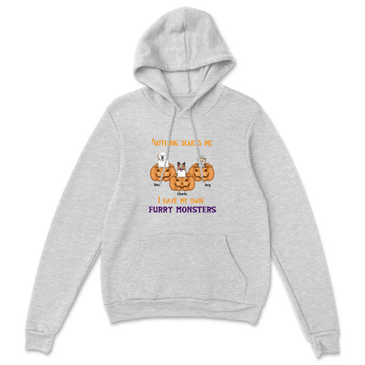 Nothing Scares Me Dogs Personalized Pullover Hoodie
