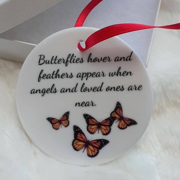 Butterflies Memorial Ornament