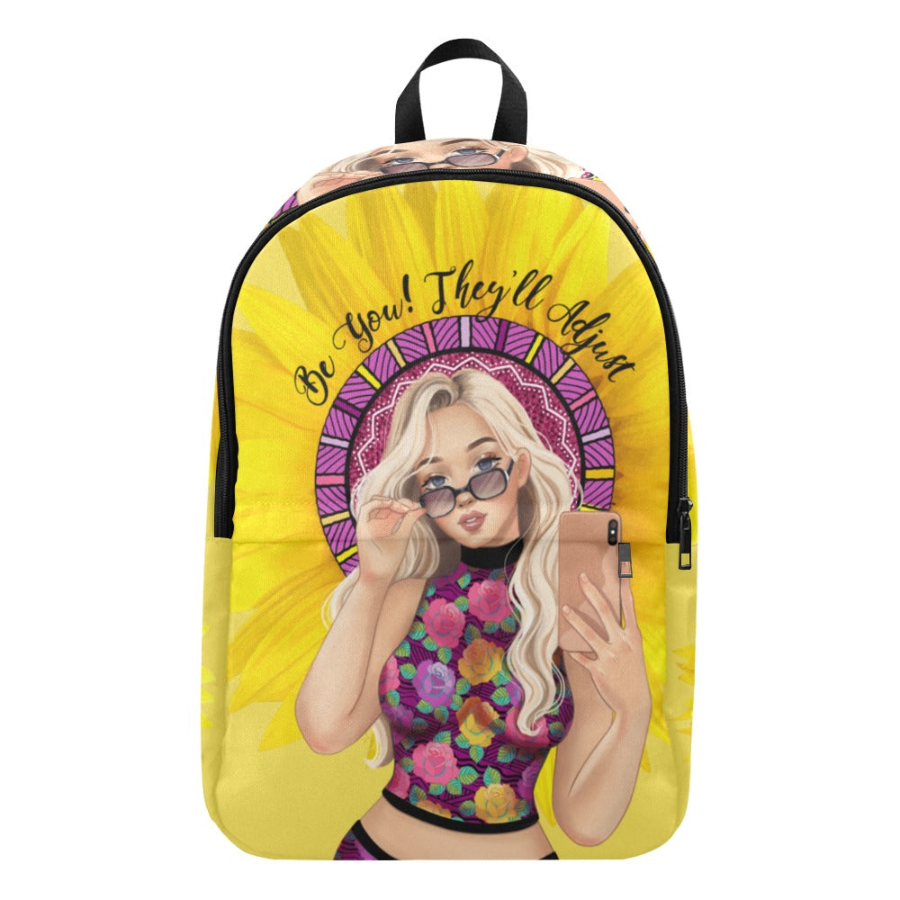 Be You- They'll Adjust backpack Fabric Backpack for Adult