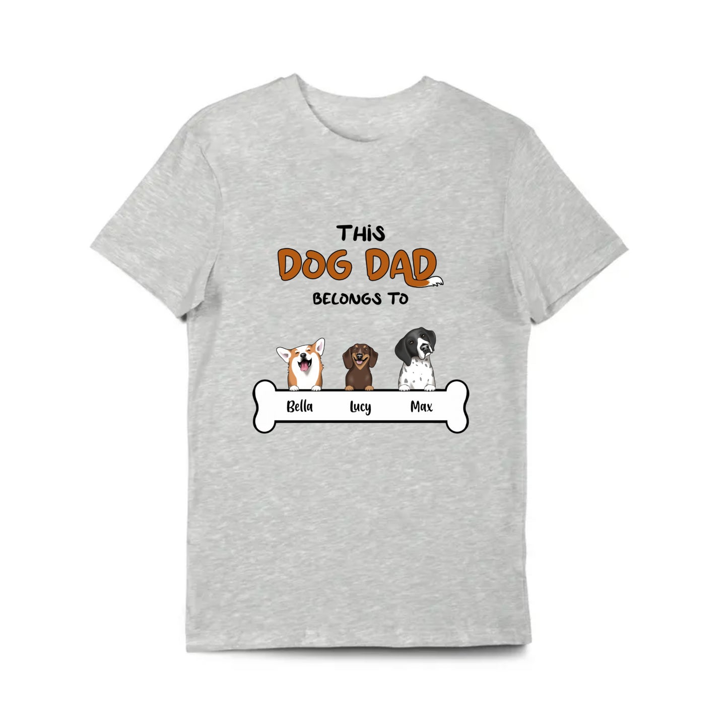 Dog Dad Custom Shirt G500 5.3 oz. T-Shirt